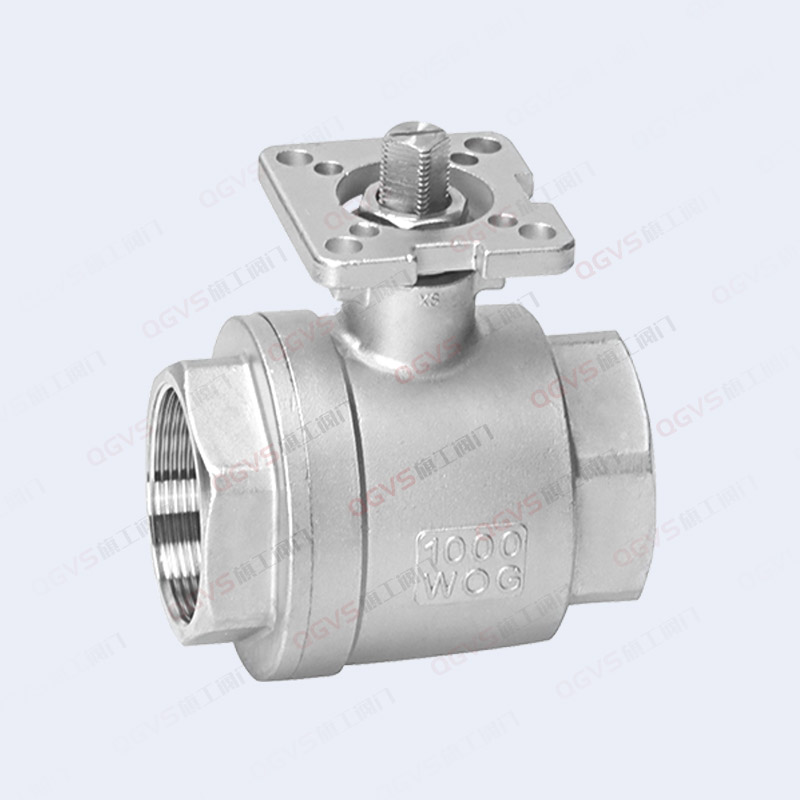 二片式高平台丝扣球阀